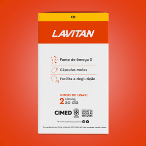 Lavitan Ômega 3 1000mg 60 cápsulas