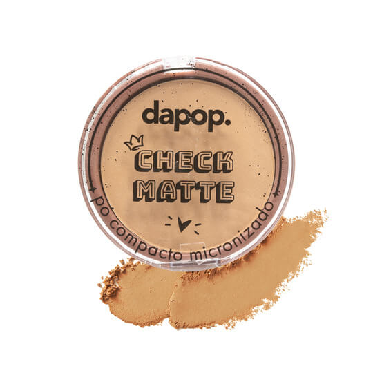Pó Compacto Micronizado Check Matte - Dapop