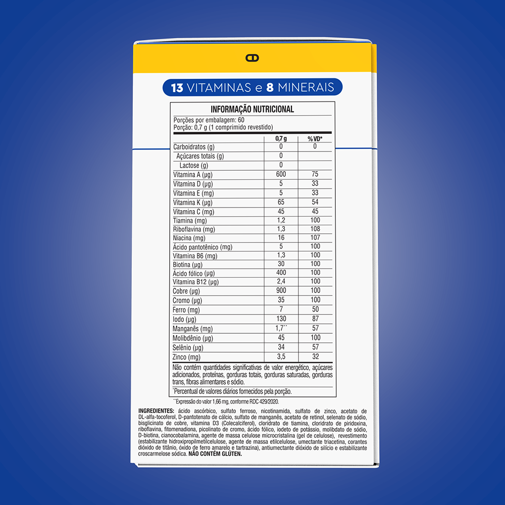 Lavitan Super Fórmula A-Z Homem com 60 Cápsulas
