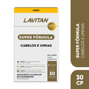 Lavitan Super Fórmula Cabelos e Unhas com 30 Cápsulas