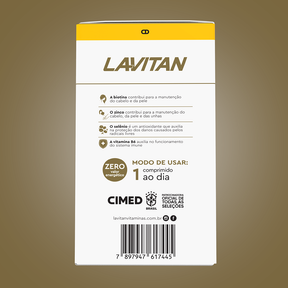 Lavitan Super Fórmula Cabelos e Unhas com 30 Cápsulas