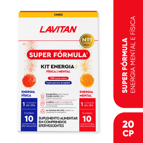 Lavitan Super Fórmula Kit Energia com 20 Comprimidos
