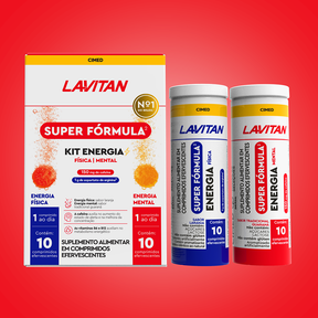 Lavitan Super Fórmula Kit Energia com 20 Comprimidos