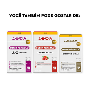 Lavitan Super Fórmula Kit Energia com 20 Comprimidos