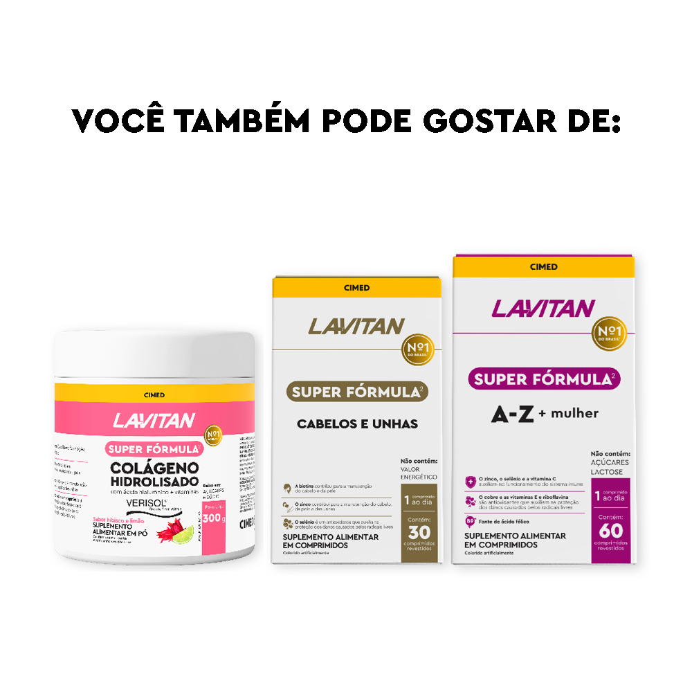 Lavitan Super Fórmula Lipomoro HD com 60 Cápsulas