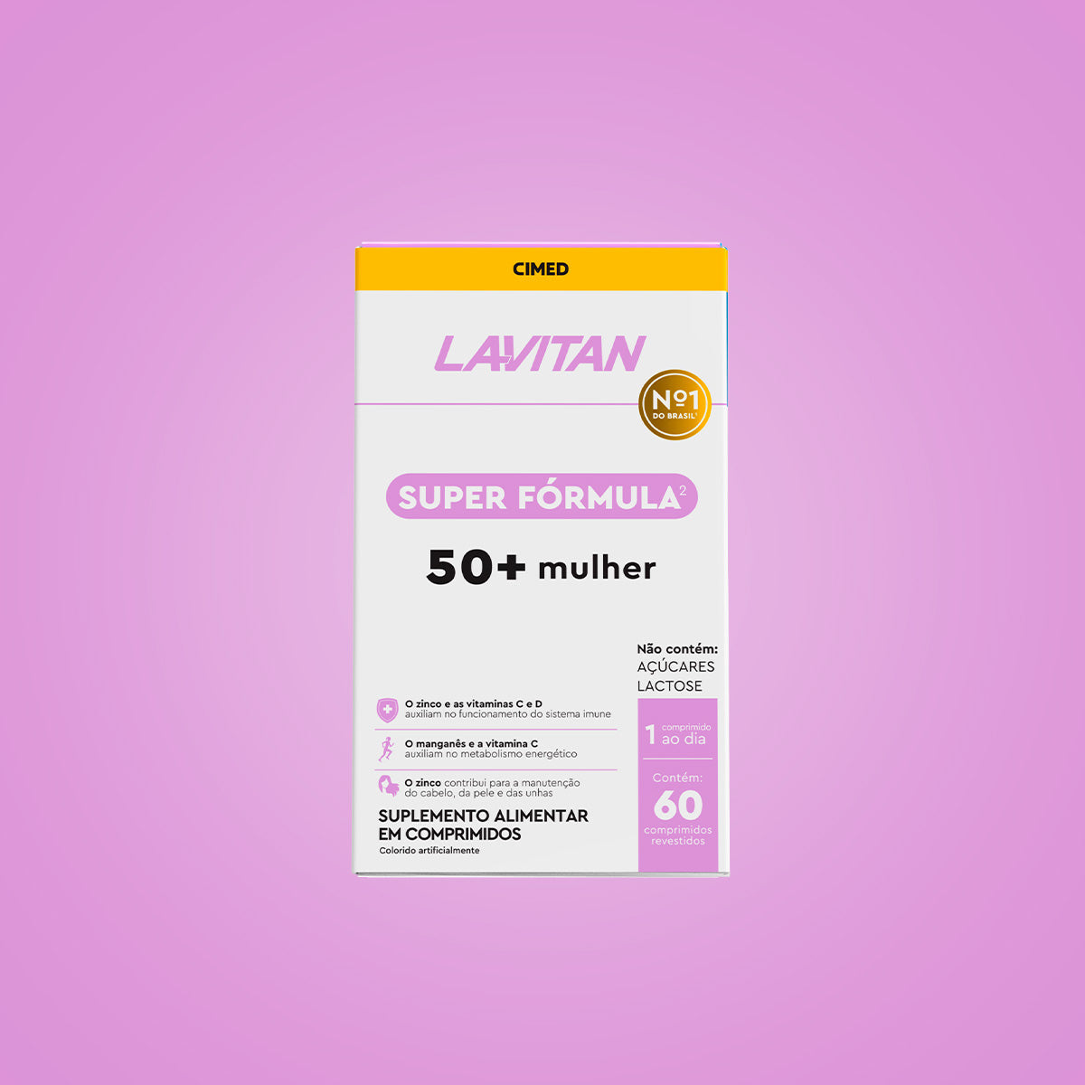 Lavitan Super Fórmula 50+ Mulher com 60 Cápsulas