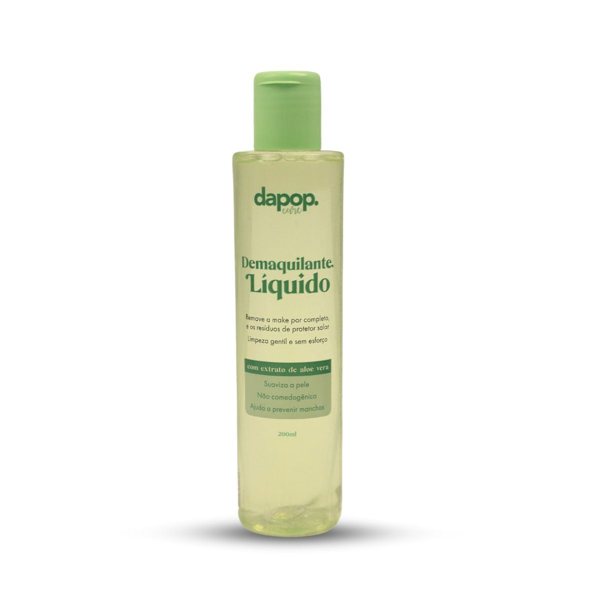 Demaquilante Líquido Extrato de Aloe Vera - Dapop