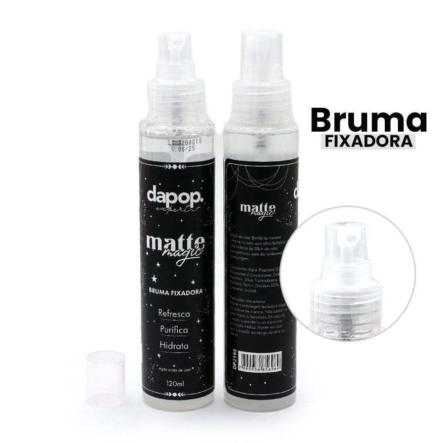 Fixador De Make Bruma Matte Magic 120ML - Dapop