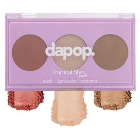 Trio De Contorno Iluminador Blush Tropical Skin - Dapop